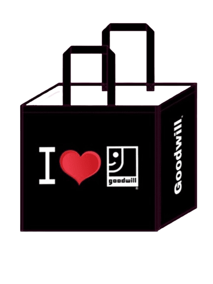 Sturdy Reusable Goodwill Branded Shopping Bags Sold by Case 1 Pallet Minimum - Image 8