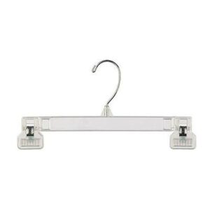 12" Clear Pinch Grip Bottom Hanger - New