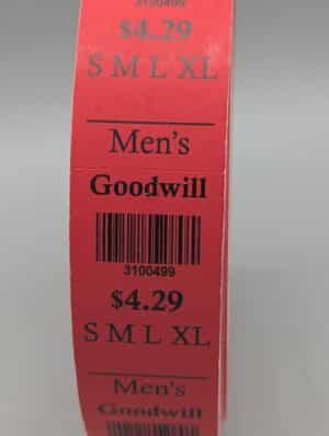 GW Barcode Tag Mens